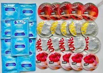 Набір 30 шт ONE Flavor Waves, Super Studs, Extreme ribs + Pasante Cooling SOS1714 фото
