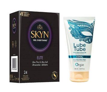 SKYN Elite, 24 шт и Лубрикант ORGIE LUBE TUBE COOL 150 ml SOS977 фото