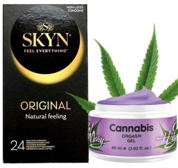 Набір з SKYN ORIGINAL 24 шт + Гель для стимуляції OH! HOLY MARY (60 мл) від Nuei SOS9980 фото