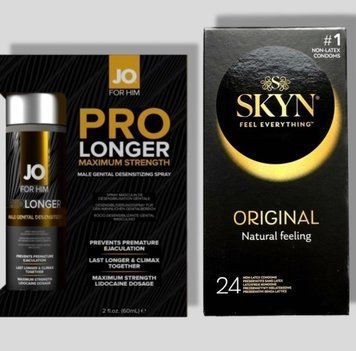 SKYN Original, 24 шт + Пролонгатор JO Prolonger Spray with Lidocaine (60 мл) SOS5530 фото