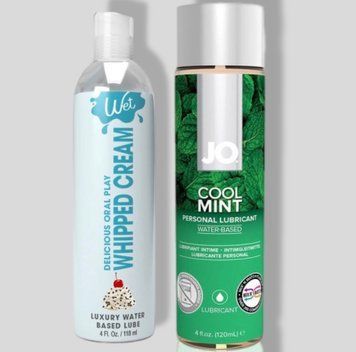 Wet Oral Play Whipped Cream (118 мл) + JO Cool Mint (120 мл) LB775 фото