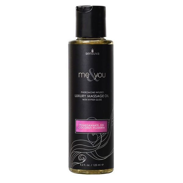 Масажна олія Sensuva &mdash; Sensuva - Me&You Pomegranate, Fig, Coconut & Plumeria (125 мл) з феромонами SO3214 фото
