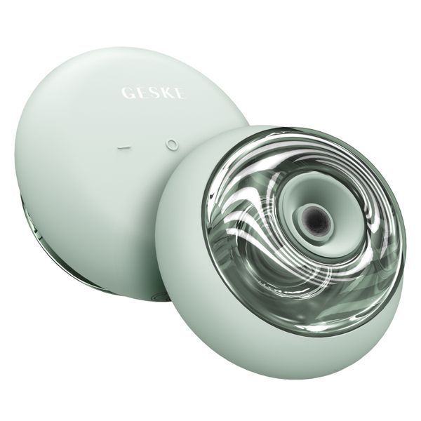 Массажер для лица и тела GESKE Sonic Cool&Warm Face and Body Massager 9в1 green HB0277 фото