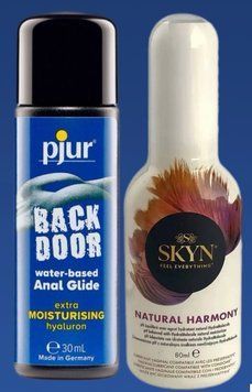 Набор лубрикантов pjur backdoor Comfort water glide 30 мл + Skyn ​​Natural 80 мл LB306 фото