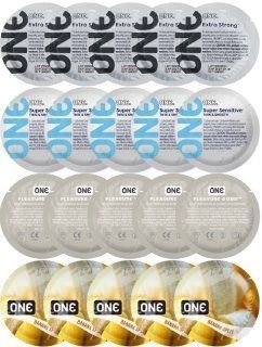 Набір з 20 шт ONE Extra strong + 𝐎𝐍𝐄 𝐒𝐮𝐩𝐞𝐫 𝐒𝐞𝐧𝐬𝐢𝐭𝐢𝐯𝐞 + 𝐎𝐍𝐄 𝐏𝐥𝐞𝐚𝐬𝐮𝐫𝐞 𝐃𝐨𝐦𝐞 + ONE Banana Split SOS8185 фото