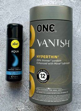 Комплект ONE Vanish 12 шт - Лубрикант pjur Aqua 30 мл SOS2662 фото