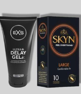 SKYN Large 10 шт + Пролонгатор EXS Delay Gel Ultra+ 100ml SOS5622 фото
