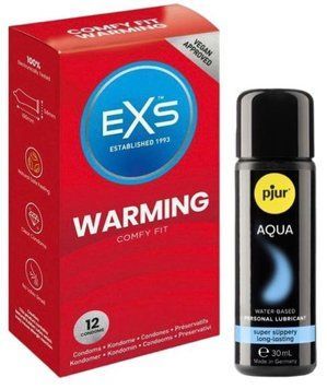 Набор EXS Warming (12 шт) + pjur Aqua 30 мл SOS13483 фото