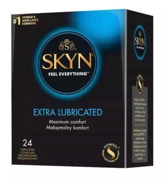 SKYN Extra Lube 24 шт (безлатексні, з підвищеною змазкою) SOS11730 фото