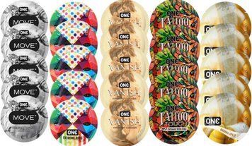 Набір з 25 шт One Move + ONE Ribs + ONE Vanish + ONE Tattoo + ONE Banana SOS8386 фото