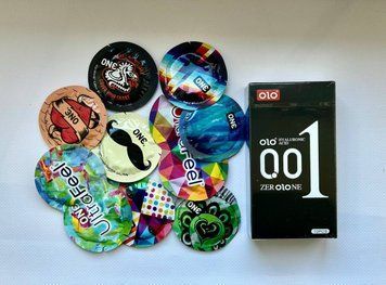 Набор с 20 шт : OLO Black 0,01 10 шт , One : UltraFeel , Sensitive , Pleasure Plus SOS1011 фото