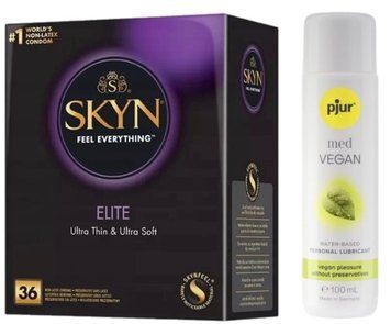 Комплект Skyn ​​Elite 36 шт. + pjur MED Vegan Glide 100 мл SOS13333 фото