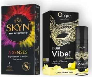 SKYN 5 Senses + Orgie Dual Vibe! Lemon Gin And Tonic 15 мл SOS6980 фото