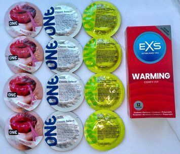 Набор 12 шт ONE Classic, Flavor Waves, Glowing Pleasures + EXS Warming (12 шт.) SOS3967 фото