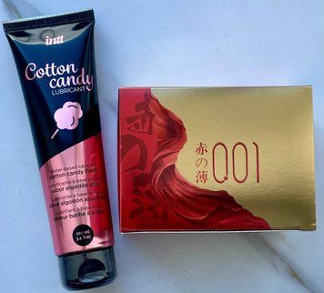 Комплект Olo Red Gold 10 шт + лубрикант Intt Cotton Candy (100 мл) SOS4067 фото