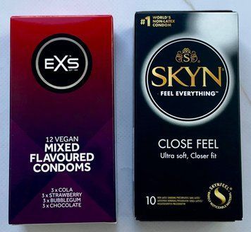 Набір резинок Skyn Close Feel 10 шт - EXS Mixed Flavoured 12 шт SOS3125 фото
