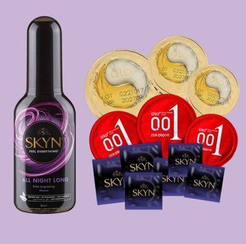 Комплект 15 шт OLO, SKYN + Лубрикант Skyn All Night Long 80 мл SOS4255 фото