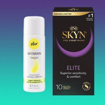 Набір Skyn Elite 10 шт + Лубрикант pjur Woman Vegan 30 мл SOS4355 фото