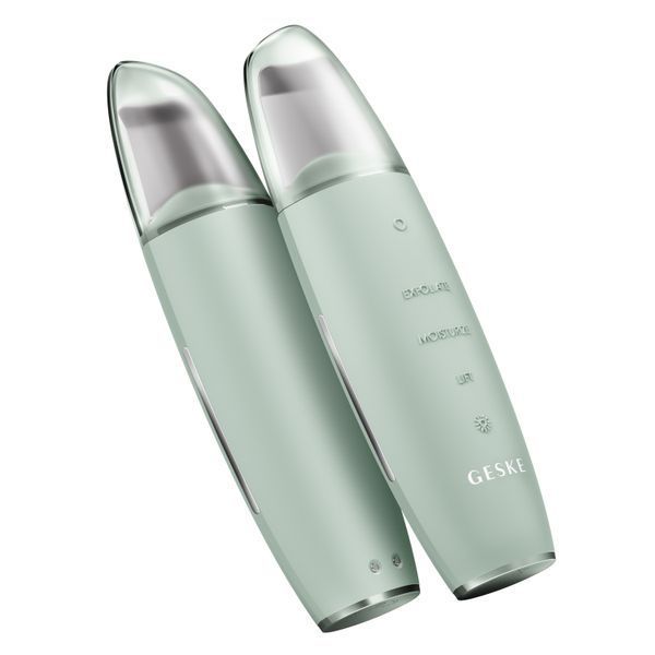 Микротоковый скраббер для кожи и устранение черных точек GESKE MicroCurrent Skin Scrubber&Blackhead Remover 9в1 green HB0151 фото