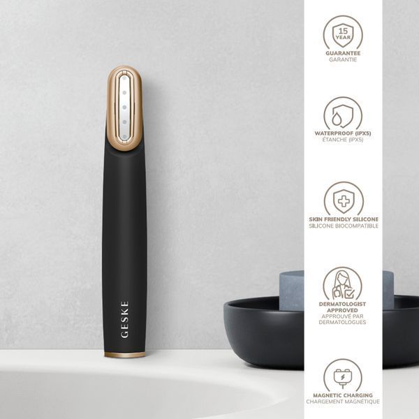 Устройство для укрепления и тонизации кожи лица с поворотной головкой GESKE Skin Firming Wand 7-1 gray HB0439 фото