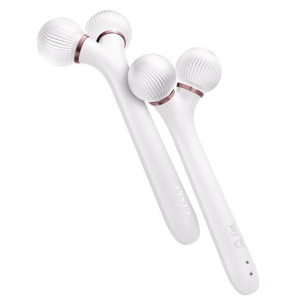 Электронный ультразвуковой ролик для лица GESKE Sonic Facial Roller 4в1 starlight HB0176 фото