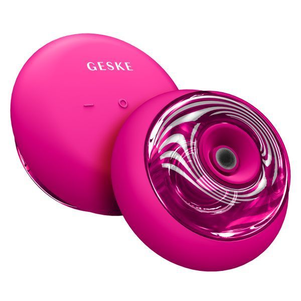 Массажер для лица и тела GESKE Sonic Cool&Warm Face and Body Massager 9в1 magenta HB0278 фото