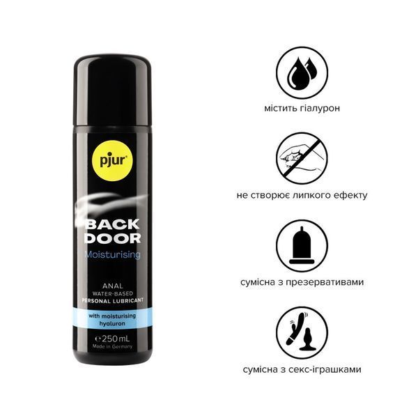 Анальная смазка pjur backdoor Comfort water glide 250 мл на водной основе с гиалуроном PJ11780 фото