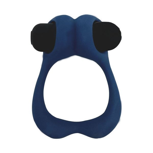 Ерекційне віброкільце зі стимулятором клітора Alive Nutty Vibrating Cock Ring (Storm Blue) SO9690 фото