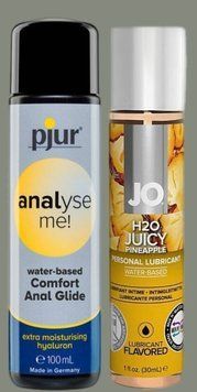 Набор лубрикантов pjur analyse me! Comfort water glide 100 мл + System JO Juicy Pineapple (30 мл) LB969 фото