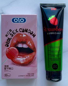 Набор OLO Oral Candy вкусовые 10 шт. + Лубрикант на водной основе Intt Strawberry (100 мл) SOS1172 фото