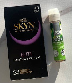 Комплект SKYN Elite  24шт + Змазка System JO H2O &mdash; Green Apple (30 мл) SOS2166 фото