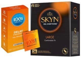 Набор с SKYN Large, 36 шт + EXS Delay, 12 шт SOS7910 фото