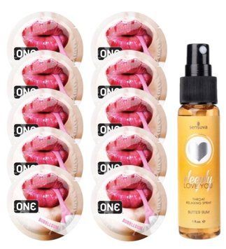 Комплект ONE Bubblegum 10 шт + Sensuva Deeply Love You Butter Rum (29 мл) SOS13876 фото