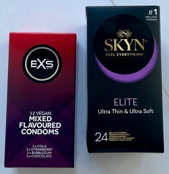 Набір резинок Skyn Elite 24 шт - EXS Mixed Flavoured 12 шт SOS3127 фото
