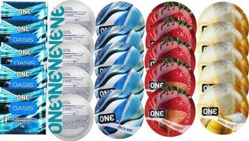 Набор из 25 шт One Oasis Premium + ONE Plus + ONEFreshMint + ONEChocolateStrawberry + ONEBanana SOS8489 фото