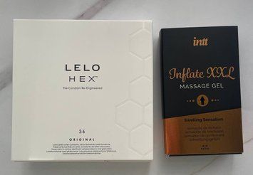 Комплект LELO HEX Original 36 Pack + Гель для стимуляции Intt Inflate XXL (15 мл) SOS2116 фото