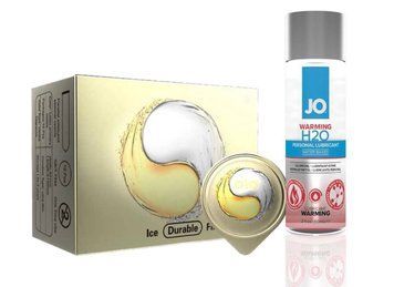 OLO Ice Durable Fire &ndash; 10 шт  и Лубрикант JO H2O &mdash; WARMING (60 мл) SOS837 фото