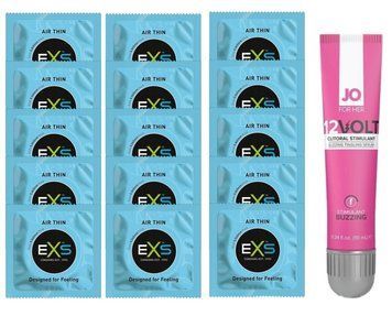 Комплект EXS Air Thin 15 шт + JO 12VOLT SOS14795 фото