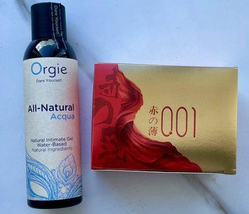 Комплект Olo Red Gold 10 шт + лубрикант ALL-NATURAL Acqua, 150 мл Orgie SOS4068 фото