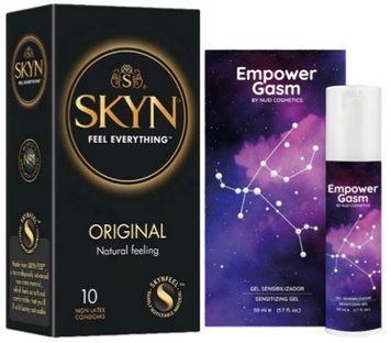 Набір з SKYN Original (10 шт)   + Гель для посилення оргазму EMPOWERGASM (50 мл) від Nuei  SOS9882 фото