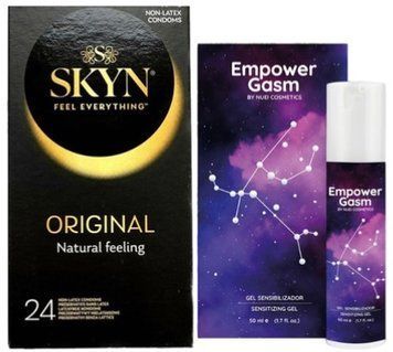 Набір з SKYN ORIGINAL 24 шт + Гель для стимуляції EMPOWERGASM (50 мл) від Nuei  SOS9982 фото