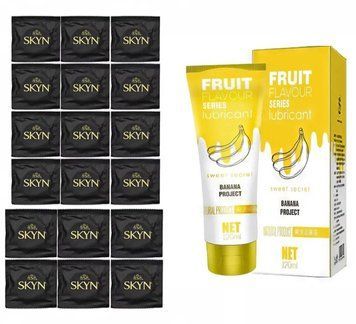 Комплект: SKYN ORIGINAL 18 шт. + SWEET SECRET Банан 120ml OLO SOS11239 фото