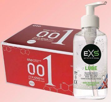Набор OLO возбуждающие 001 (красные) 10 штук + Лубрикант EXS Aloe 250 мл (прозрачный SOS4655 фото