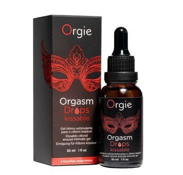 Збуджувальні краплі для клітора Orgie Orgasm Drops Kissable, 30 мл ST28 фото