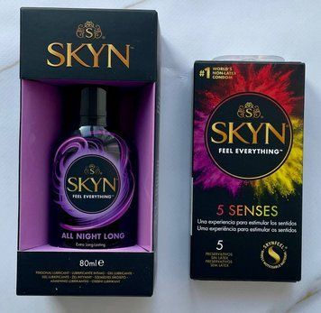 Набор SKYN 5 Senses 5 шт + Лубрикант Skyn ​​All Night Long 80 мл на силиконовой основе SOS1222 фото