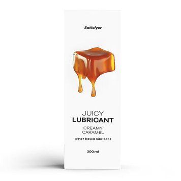 Лубрикант на водной основе Satisfyer Juicy Lubricant Creamy Caramel water based 300 мл SX2718 фото