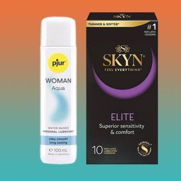 Набір Skyn Elite 10 шт + Лубрикант pjur Woman Aqua 100 мл SOS4356 фото