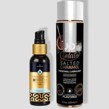 Sensuva Ultra-Stimulating ON Insane Ice (57 мл) + JO GELATO Salted Caramel (120 мл) LB273 фото