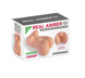 Мастурбатор-мініторс з вібрацією Real Body Real Amber, вагіна та анус, 25х18 см SO9948 фото 2