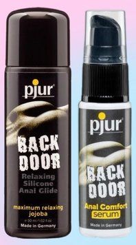 Набор лубрикант pjur backdoor anal Relaxing jojoba silicone 30 мл + Сыворотка pjur backdoor Serum 20 мл LB678 фото